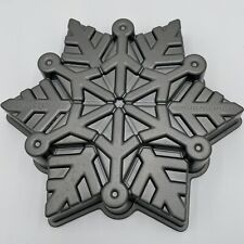 Nordic Ware Snowflake Cake Pan Pull Apart Non-Stick Cast Aluminum Mold