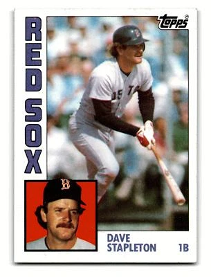 Dave Stapleton 1984 Topps #653 Boston Red Sox NM-MINT - Image 1 of 2