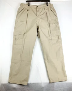 PROPPER Men's Khaki Tactical Teflon Soil & Stain Resistant Rip-Stop Pants 40x30 - Picture 1 of 18