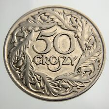1923 Poland 50 Groszy Y#3 Circulated Coin GG204