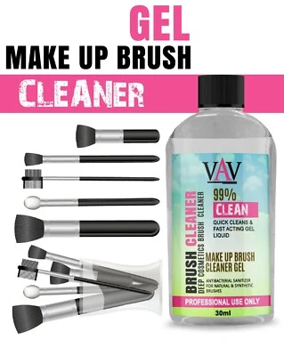 VAV Make up Waschpinsel Gel Reinigung Foundation Make-up Pinsel Reiniger 30ML