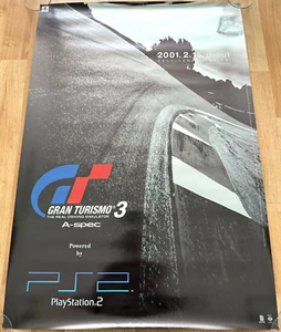 GT3 Gran Turismo 3 (2001) RARE PS2 51.5cm x 73cm Japanese Metallic Promo Poster - Picture 1 of 1