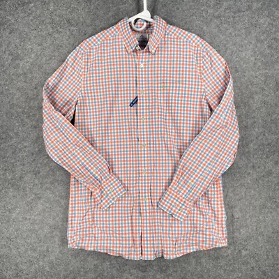 Camisa Southern Tide Para Hombre Talla M Multicolor Guinga Cuadros Manga Larga Botón Dow Foto 1 de 4