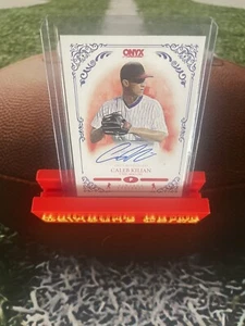 2022 Onyx Vintage CALEB KILIAN blaue Tinte Auto Cubs RC Rookie Aussicht - Bild 1 von 2