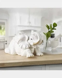 FITZ AND FLOYD VILLA PALME ELEFANT KEKSDOSE NEU IM KARTON - Bild 1 von 4