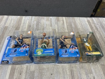 Mcfarlane NBA Figures Lot Of 4 Wilt Chamberlain, Drexler, Kevin Garnett, Malone - Image 1 of 4