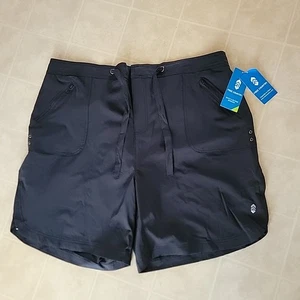 Pantalones Cortos Atléticos Free Country Ligeros Negros Talla 3X 24W NUEVO - Imagen 1 de 3