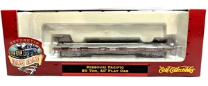 HO Missouri Pacific RR/MP 40' 50-ton Flat Car #5049, Ertl #4980, Knckl Cplrs, NEU - Bild 1 von 17