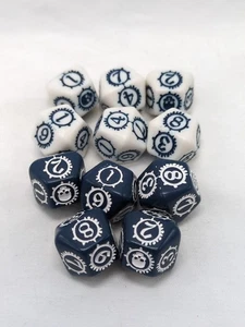 (11) Warhammer Age Of Sigmar blau-weiße Wundengegenwürfel - Bild 1 von 5