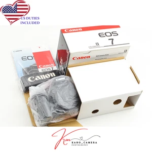 [Unbenutzt in Box] Canon EOS 7 ELAN 7E analoge Spiegelreflexkamera 35 mm Gehäuse aus Japan - Bild 1 von 12