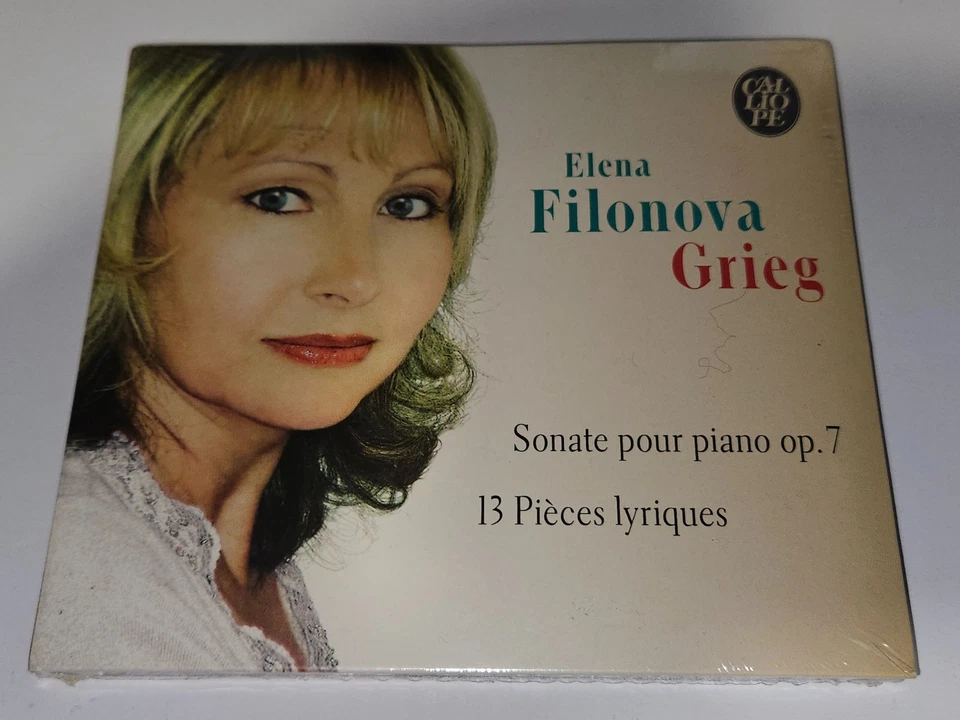 Elena Filonova: Grieg Sonate pour Piano Op. 7 CD 2008 Calliope *NEW/SEALED* - Image 1 of 3