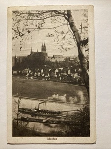 Meißen - Blick von Proschwitz auf die Albrechtsburg und Dom • alte Postkarte - Bild 1 von 6