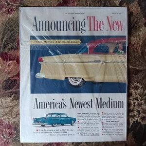 2-seitige farbige Werbung Packard 1954  - Bild 1 von 10