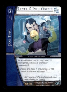 Level 12 Intelligence DLS-185 Legion Of Super-Heroes VS System 2006 TCG CCG - Picture 1 of 2