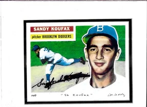 SANDY KOUFAX "56 KOUFAX" KUNSTWERK VON DE LA NUNEZ, 2004 - Bild 1 von 1
