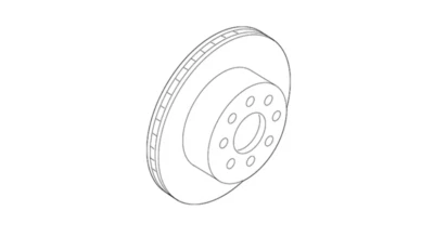 Ford OEM Disc Brake Rotor Front 95-97 Ford Ranger Motorcraft New YL5Z-1V102-DA - Image 1 of 4