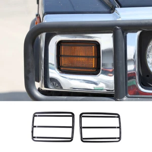 Front Turn Signal Light Lamp Cover Blinker Guard Trim for Hummer H2 03-09 - Picture 1 of 11