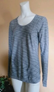 Under Armour Threadborne Athletic Pullover Sweatshirt Top Women's Size M Gray - Picture 1 of 7