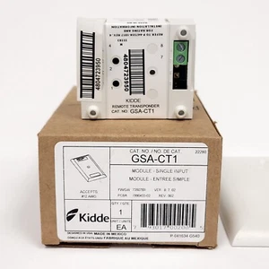 Kidde GSA-CT1 Single Input Fire Module, Analog Addressable UL/ULC Listed - Picture 1 of 9
