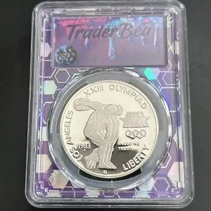 1983-S Olympic $1 Silver Proof US Commemorative PCGS PR69DCAM - Picture 1 of 4