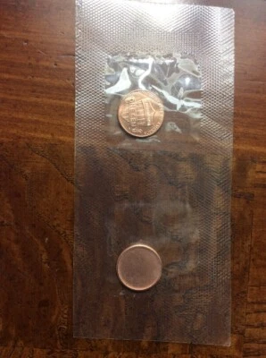 Mint Error Coin Blank Lincoln Penny Planchet Cool Piece Plus 2013 D Cent - Image 1 of 2