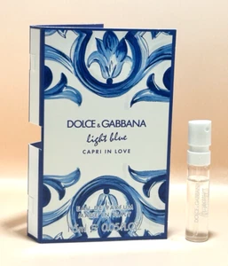 Dolce & Gabbana Light Bue Capri In love Women's EDP sample Spray 0.05 Oz/1.5ML - Picture 1 of 3