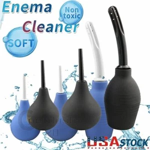 NEW Anal Vaginal Bulb Douche Enema Rectal Colonic Irrigation Syringe Cleaner - Picture 1 of 18