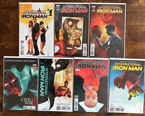 Marvel Comics International Iron Man #1-7 komplette Serie (2016) Bendis - Bild 1 von 4