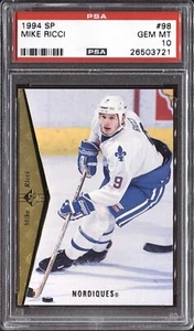 Mike Ricci 1994 Upper Deck SP # 98 PSA 10 - Bild 1 von 2