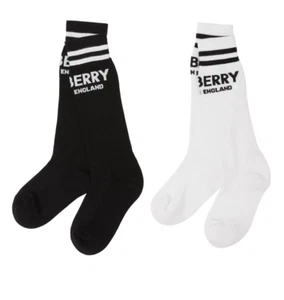 Burberry L5055 Kids 2-Pack Organic Cotton Blend Socks Size 12.5-13.5 Kids - Picture 1 of 3