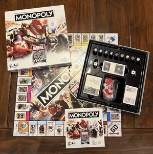Juego de Mesa Hasbro Marvel Monopoly Edición 80 Años 100% Completo 2018 - Imagen 1 de 4