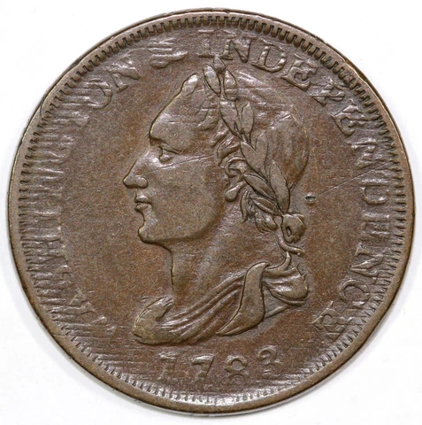 1783 Unity States Washington and Independence Token Cover
