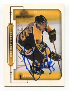 1999 Upper Deck MVP Jonathan Girard Signed Card Hockey NHL Autograph AUTO #19 - Picture 1 of 2