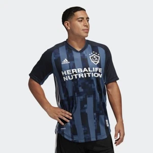 Adidas Los Angeles La Galaxy Away Authentic MLS Fußball Trikot blau Herren Small - Bild 1 von 5