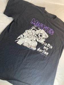 MISFITS DIE DIE MY DARLING PUNK ROCK Black T Shirt Medium 2015 - Picture 1 of 5