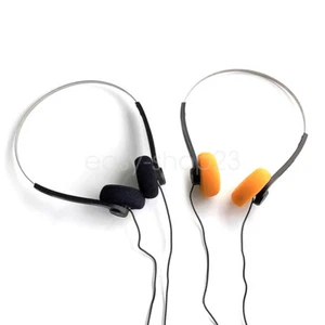 3.5mm Portable Wired Headphones Over-Ear Stereo Headset Noise Reduction Earphone - Picture 1 of 19