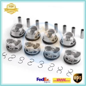 8X Pistons&Rings Kit Φ89mm 11257613626 for BMW N63B44A 4.4L V8 Pin Φ22mm DHL - Picture 1 of 5