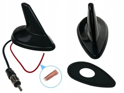 Für Saab 9-3 cabrio ab 2008 Haiantenne Shark Antenne Dachantenne Universal 12V - Bild 1 von 4