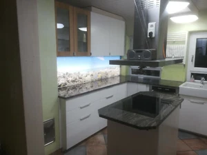 New: Lighting for Glass Kitchen Rear Wall Tile Mirror Splash Protection Illuminated - Picture 1 of 4