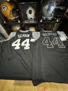 San Antonio Spurs George Gervin Autographed Jerseys (2) PSA - Picture 1 of 11