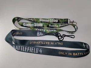 Battlefield 4 & Camo Battle Ready Lanyard Lot of 2 Gamestop Exclusive - Picture 1 of 1