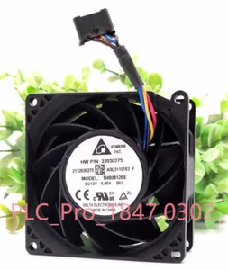 1PCS NEUF THB0812BE 8038 8CM 12V 6A 4 fils ventilateur de refroidissement livraison rapide - Photo 1/4