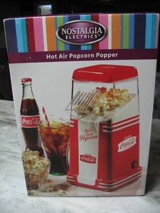 COCA COLA HOT AIR POPCORN POPPER BY NOSTALGIA ELECTRICS - NIB  - Picture 1 of 6