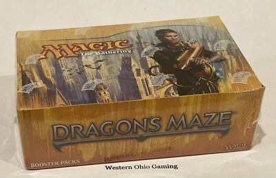 Magic The Gathering ENGLISH Dragon's Maze Booster Pack Box NEW MTG TCG CCG - Image 1 of 4