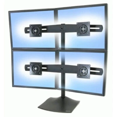 Ergotron DS100 (‎33-324-200) Standfuß ‎Monitorhalterung, für 4 Monitore * 2 - Bild 1 von 4