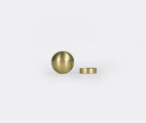 Sfera In Ottone Giapponese Titolare Bastone Di Incenso Hakuhodo Sumitani - Picture 1 of 1