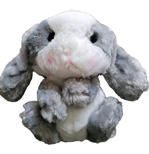 Plüschtier Hase Kaninchen Rucksack Grau/weiß Super Weich Cute  - Bild 1 von 3