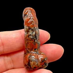 2" Top Natural Rojo Flash Pene Calavera Tallada Cuarzo Cristal Calavera Curación 1 pieza - Imagen 1 de 11