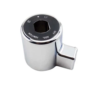 Chrome Ignition Control Switch Cover Cap For Harley Sportster XL 883 1200 04-13 - Picture 1 of 4