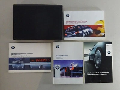 Bordmappe + Betriebsanleitung BMW 3er Touring E46 318i 320i 328i 320d v. 06/1999 - Imagem 1 de 2